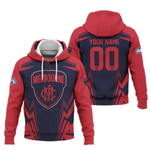 Melbourne Demons AFL Exclusive Logo Zipper Hoodie QTVA270625AFL04MELB-ZHD