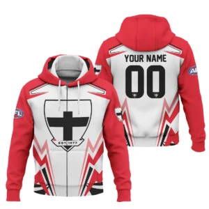 St Kilda Saints AFL Exclusive Logo Zipper Hoodie QTVA270625AFL04STK-ZHD