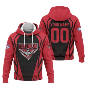 Essendon Bombers AFL Exclusive Logo Zipper Hoodie QTVA280625AFL05ESS-ZHD