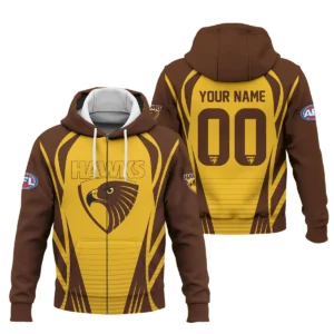 Hawthorn Hawks AFL Exclusive Logo Zipper Hoodie QTVA280625AFL05HAW-ZHD