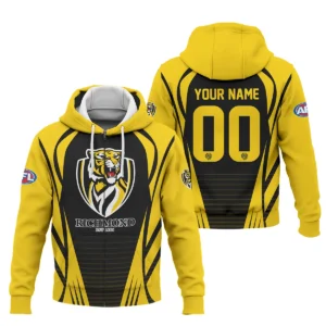 Richmond Tigers AFL Exclusive Logo Zipper Hoodie QTVA280625AFL05RICH-ZHD