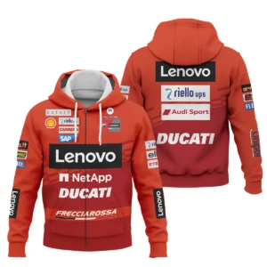 Ducati Lenovo Team Exclusive Logo Zipper Hoodie QTVAGP060625A2DUC-ZHD