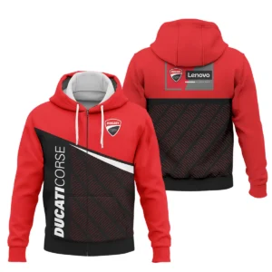 Ducati Lenovo Team Exclusive Logo Zipper Hoodie QTVAGP110625A12DUC-ZHD
