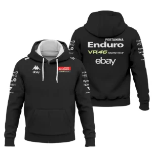 VR46 Racing Team Exclusive Logo Zipper Hoodie QTVAGP120625A15VR46-ZHD