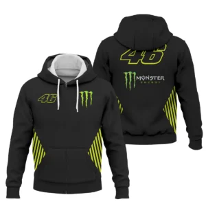VR46 Racing Team Exclusive Logo Zipper Hoodie QTVAGP120625A17VR46-ZHD