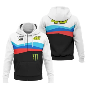 VR46 Racing Team Exclusive Logo Zipper Hoodie QTVAGP120625A18VR46-ZHD