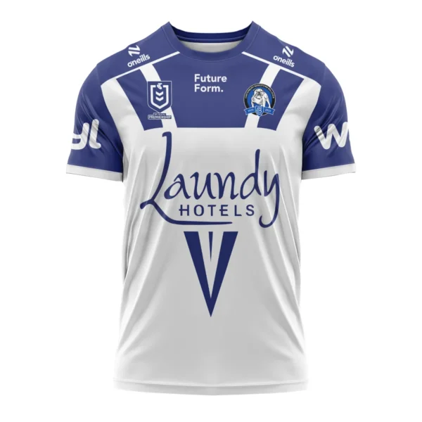 Canterbury-Bankstown Bulldogs NRL Exclusive Logo T-shirt QTVA050625NRL01CBY-TS - Image 2