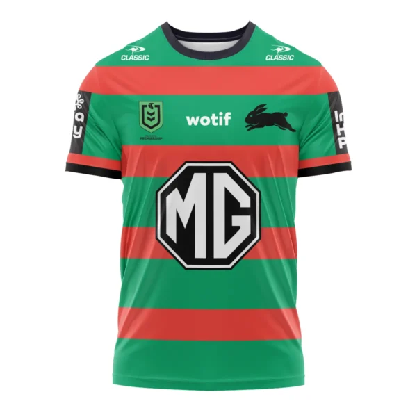 South Sydney Rabbitohs NRL Exclusive Logo T-shirt QTVA050625NRL01SOU-TS - Image 2