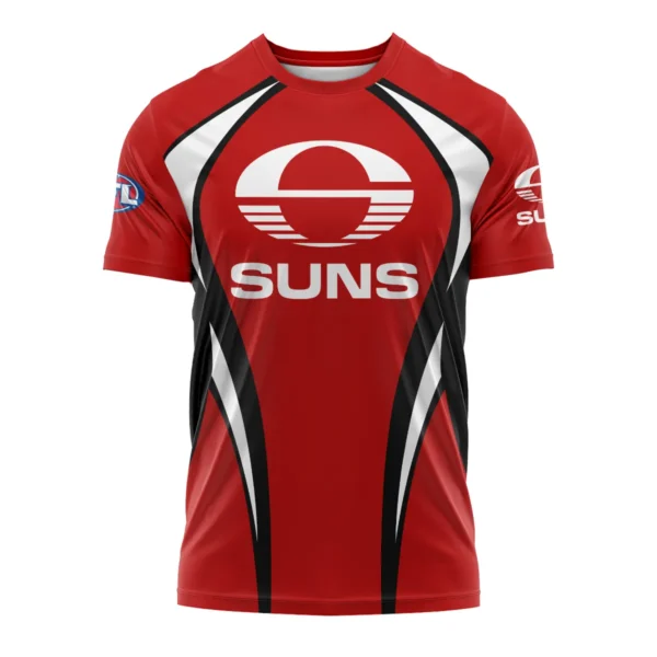 Gold Coast SUNS AFL Exclusive Logo T-shirt QTVA250625AFL03GCFC-TS - Image 2