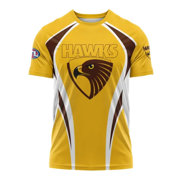 Hawthorn Hawks AFL Exclusive Logo T-shirt QTVA250625AFL03HAW-TS - Image 2