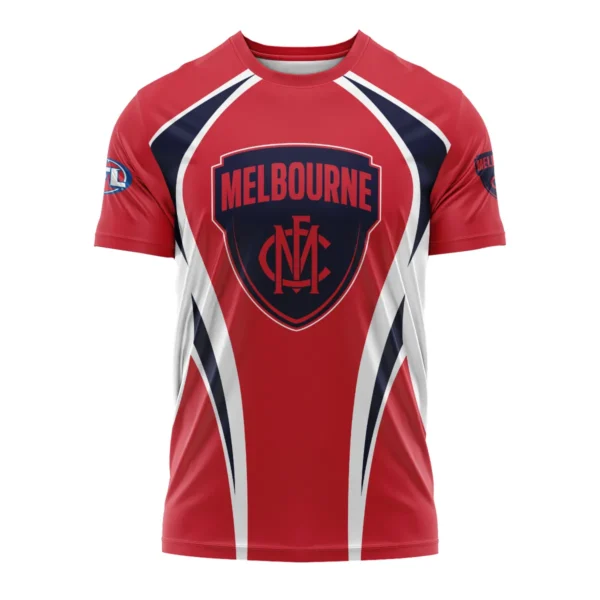 Melbourne Demons AFL Exclusive Logo T-shirt QTVA250625AFL03MELB-TS - Image 2