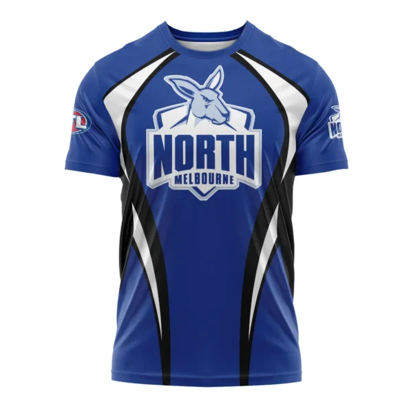 North Melbourne Kangaroos AFL Exclusive Logo T-shirt QTVA250625AFL03NMFC-TS - Image 2
