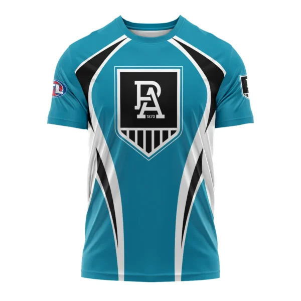 Port Adelaide Power AFL Exclusive Logo T-shirt QTVA250625AFL03PORT-TS - Image 2