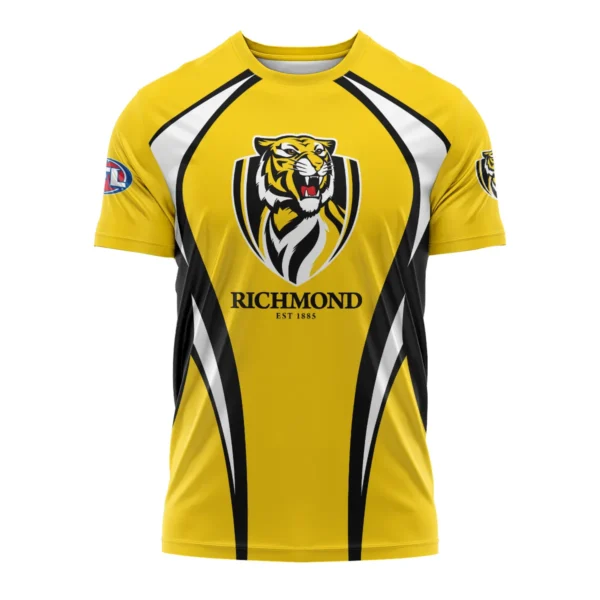 Richmond Tigers AFL Exclusive Logo T-shirt QTVA250625AFL03RICH-TS - Image 2