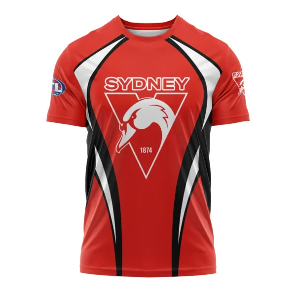 Sydney Swans AFL Exclusive Logo T-shirt QTVA250625AFL03SYD-TS - Image 2