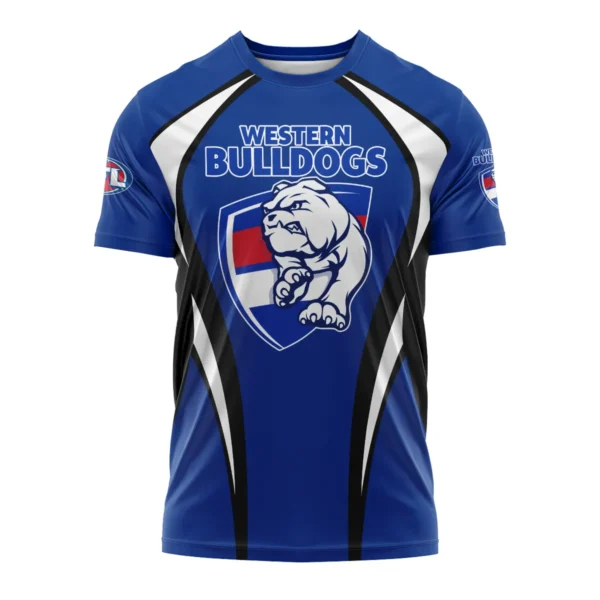 Western Bulldogs AFL Exclusive Logo T-shirt QTVA250625AFL03WB-TS - Image 2