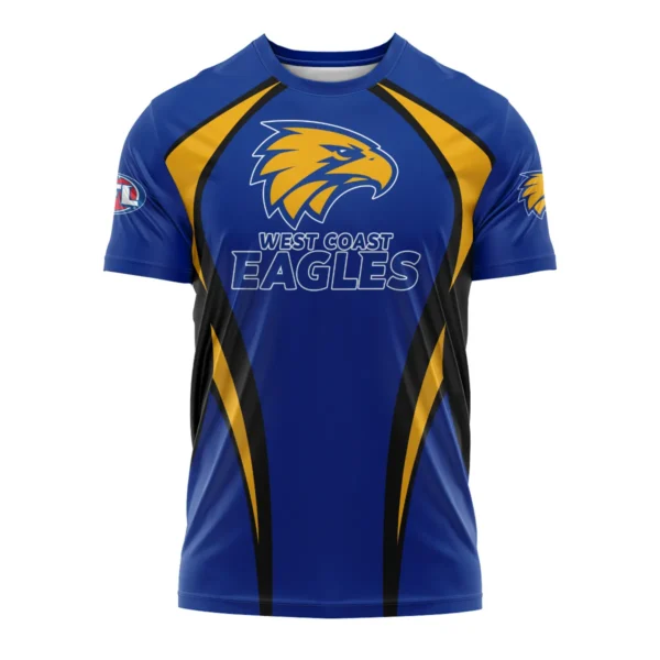 West Coast Eagles AFL Exclusive Logo T-shirt QTVA250625AFL03WCE-TS - Image 2