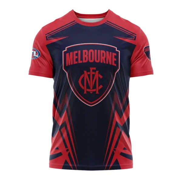 Melbourne Demons AFL Exclusive Logo T-shirt QTVA270625AFL04MELB-TS - Image 2