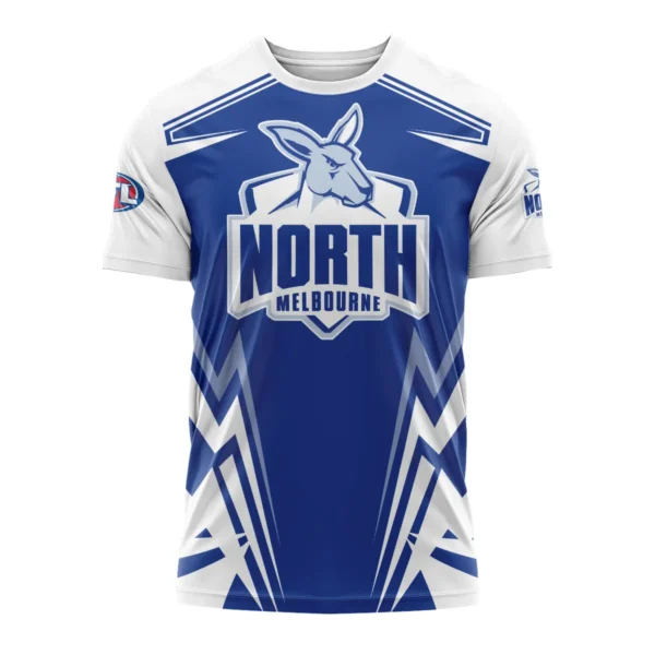 North Melbourne Kangaroos AFL Exclusive Logo T-shirt QTVA270625AFL04NMFC-TS - Image 2