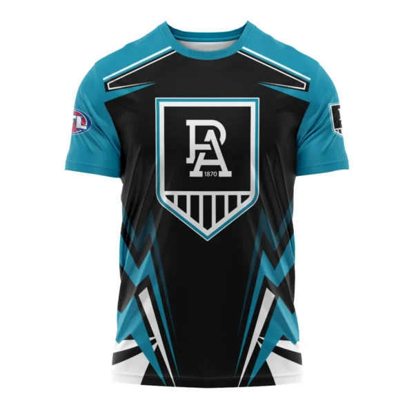 Port Adelaide Power AFL Exclusive Logo T-shirt QTVA270625AFL04PORT-TS - Image 2