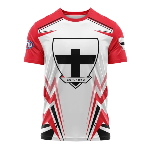 St Kilda Saints AFL Exclusive Logo T-shirt QTVA270625AFL04STK-TS - Image 2