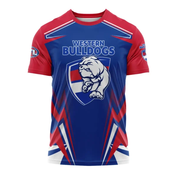 Western Bulldogs AFL Exclusive Logo T-shirt QTVA270625AFL04WB-TS - Image 2