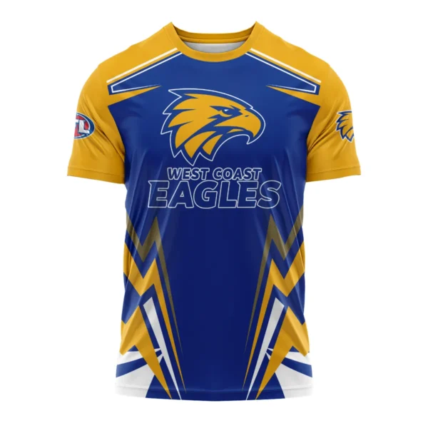 West Coast Eagles AFL Exclusive Logo T-shirt QTVA270625AFL04WCE-TS - Image 2