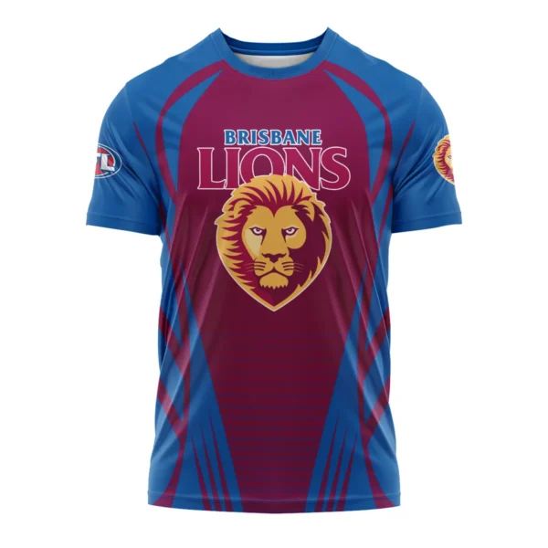Brisbane Lions AFL Exclusive Logo T-shirt QTVA280625AFL05BL-TS - Image 2