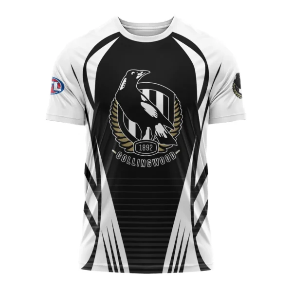 Collingwood Magpies AFL Exclusive Logo T-shirt QTVA280625AFL05COLL-TS - Image 2