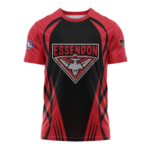 Essendon Bombers AFL Exclusive Logo T-shirt QTVA280625AFL05ESS-TS - Image 2