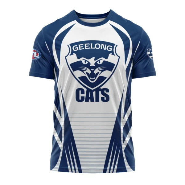 Geelong Cats AFL Exclusive Logo T-shirt QTVA280625AFL05GEEL-TS - Image 2