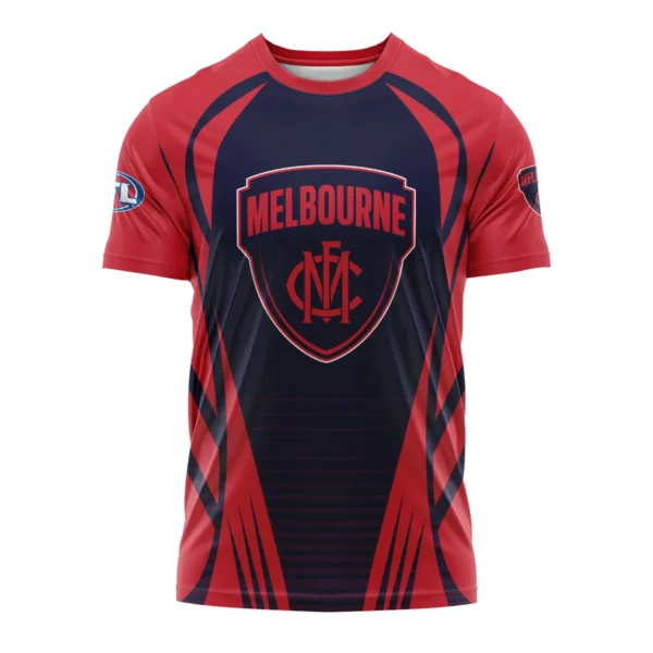 Melbourne Demons AFL Exclusive Logo T-shirt QTVA280625AFL05MELB-TS - Image 2