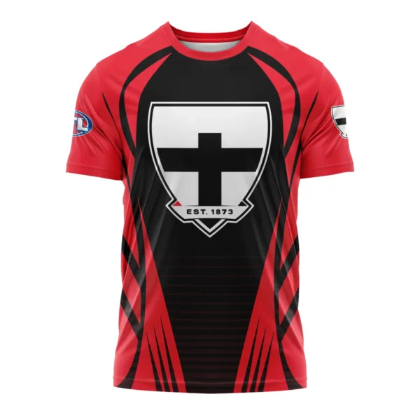 St Kilda Saints AFL Exclusive Logo T-shirt QTVA280625AFL05STK-TS - Image 2