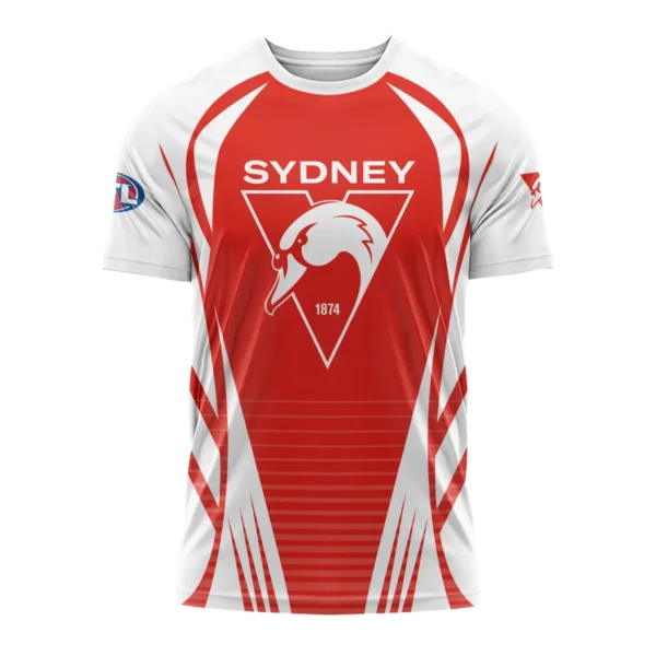 Sydney Swans AFL Exclusive Logo T-shirt QTVA280625AFL05SYD-TS - Image 2