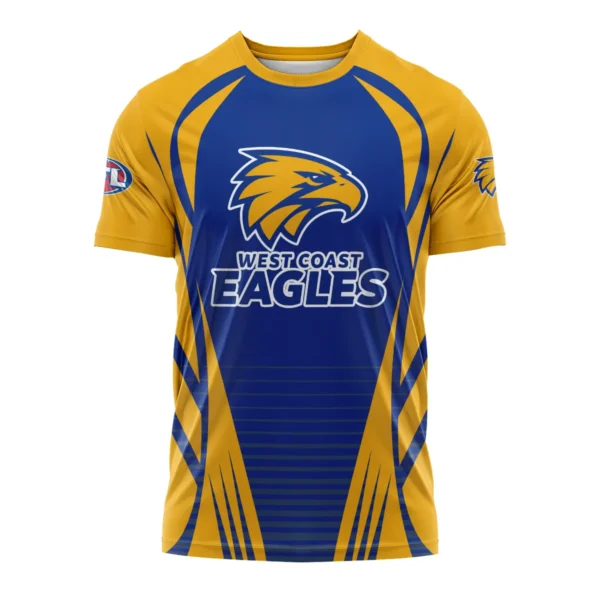 West Coast Eagles AFL Exclusive Logo T-shirt QTVA280625AFL05WCE-TS - Image 2