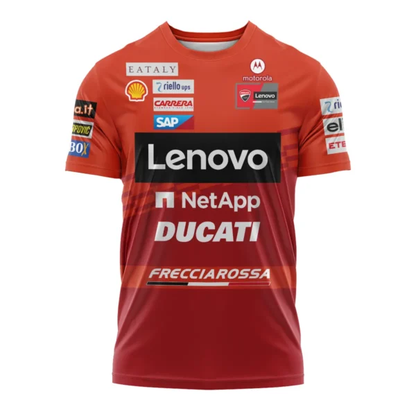 Ducati Lenovo Team Exclusive Logo T-shirt QTVAGP060625A2DUC-TS - Image 2