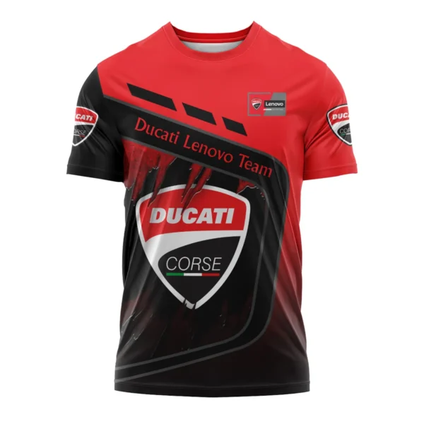 Ducati Lenovo Team Exclusive Logo T-shirt QTVAGP060625A8DUC-TS - Image 2