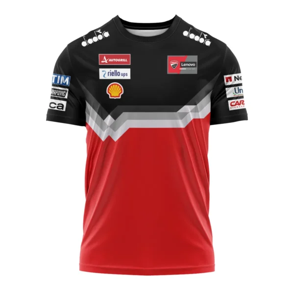 Marc Márquez Ducati Lenovo Team Exclusive Logo T-shirt QTVAGP110625A14DUC-TS - Image 2