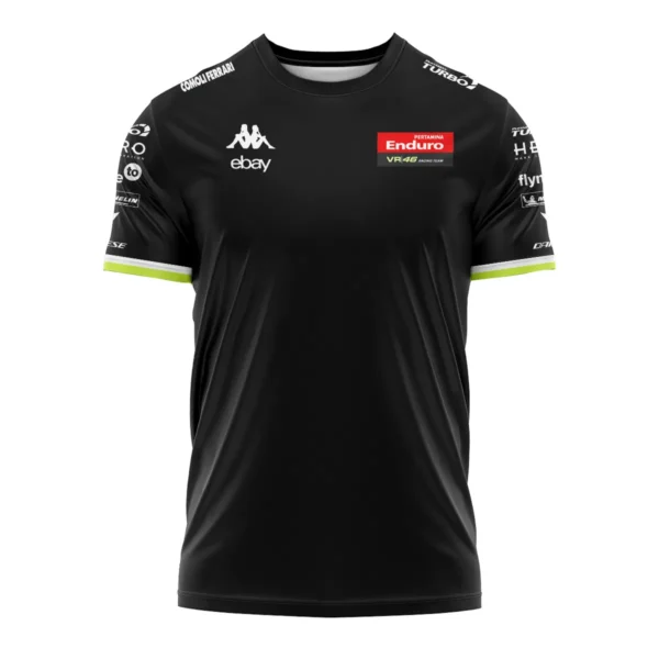 VR46 Racing Team Exclusive Logo T-shirt QTVAGP120625A15VR46-TS - Image 2