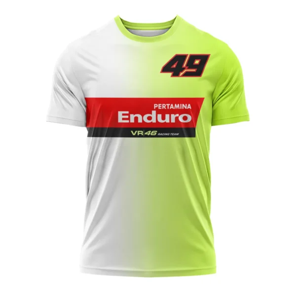 VR46 Racing Team Exclusive Logo T-shirt QTVAGP130625A22VR46-TS - Image 2