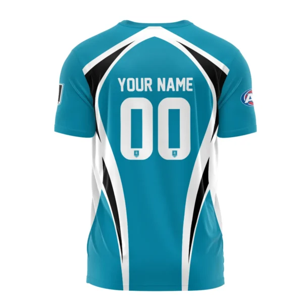 Port Adelaide Power AFL Exclusive Logo T-shirt QTVA250625AFL03PORT-TS - Image 3