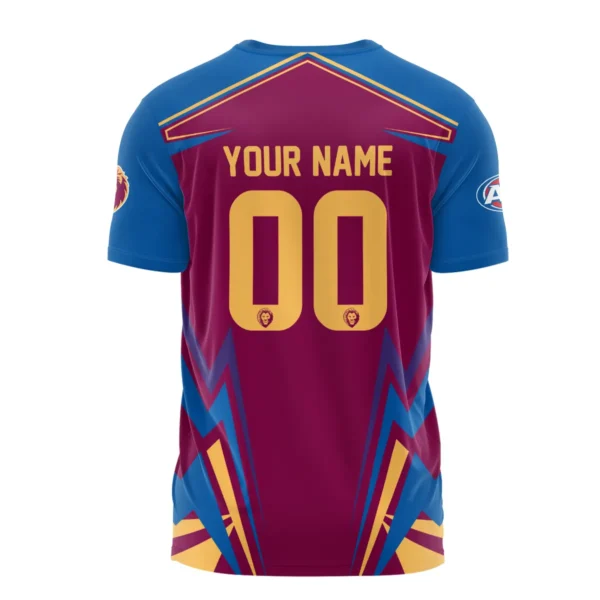 Brisbane Lions AFL Exclusive Logo T-shirt QTVA270625AFL04BL-TS - Image 3