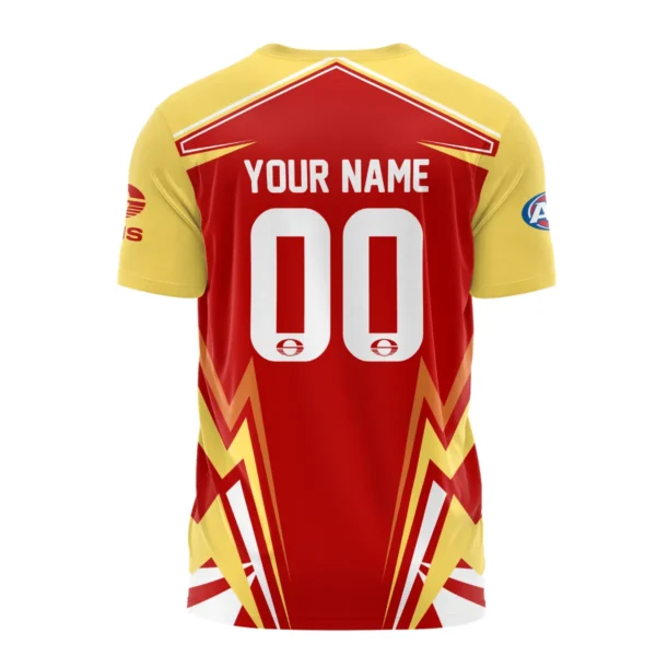 Gold Coast SUNS AFL Exclusive Logo T-shirt QTVA270625AFL04GCFC-TS - Image 3