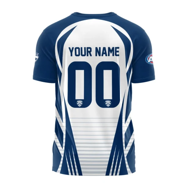 Geelong Cats AFL Exclusive Logo T-shirt QTVA280625AFL05GEEL-TS - Image 3