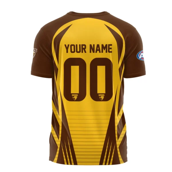 Hawthorn Hawks AFL Exclusive Logo T-shirt QTVA280625AFL05HAW-TS - Image 3