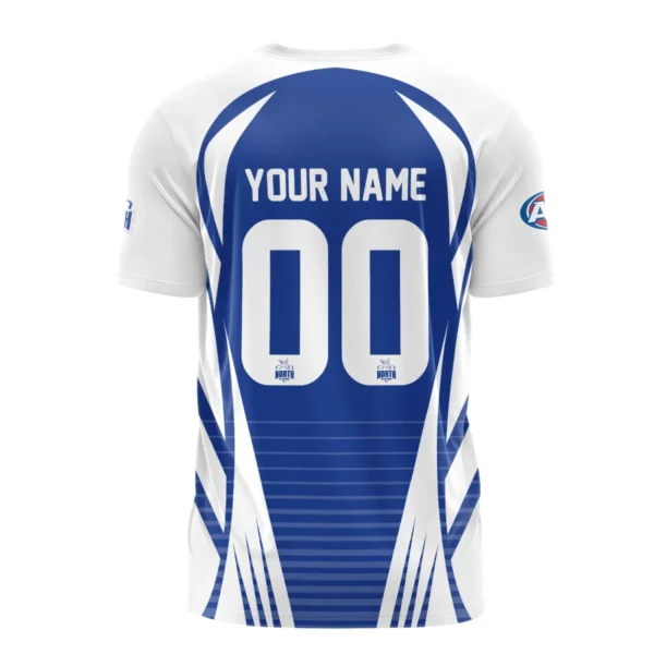 North Melbourne Kangaroos AFL Exclusive Logo T-shirt QTVA280625AFL05NMFC-TS - Image 3