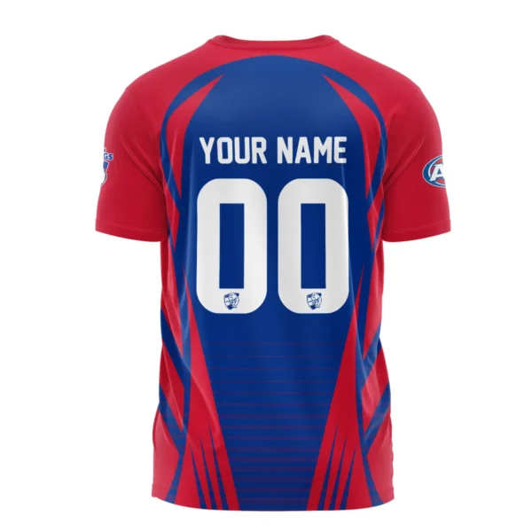 Western Bulldogs AFL Exclusive Logo T-shirt QTVA280625AFL05WB-TS - Image 3