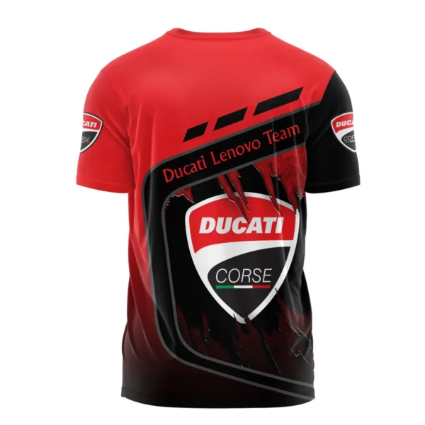 Ducati Lenovo Team Exclusive Logo T-shirt QTVAGP060625A8DUC-TS - Image 3