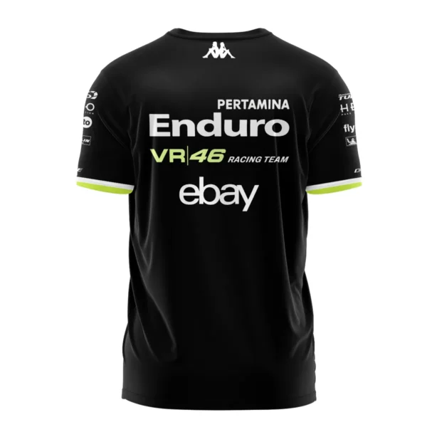 VR46 Racing Team Exclusive Logo T-shirt QTVAGP120625A15VR46-TS - Image 3