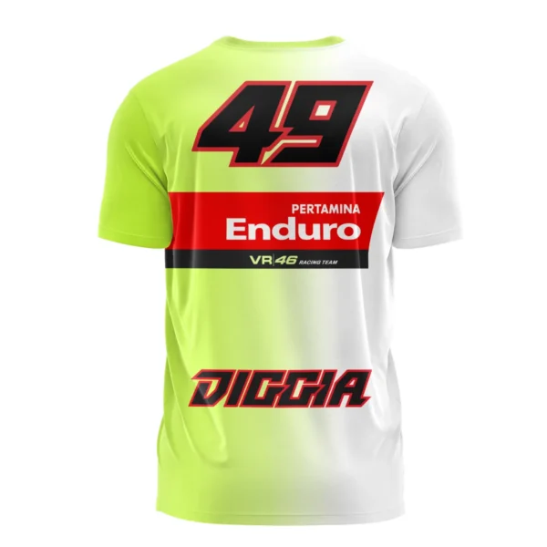 VR46 Racing Team Exclusive Logo T-shirt QTVAGP130625A22VR46-TS - Image 3